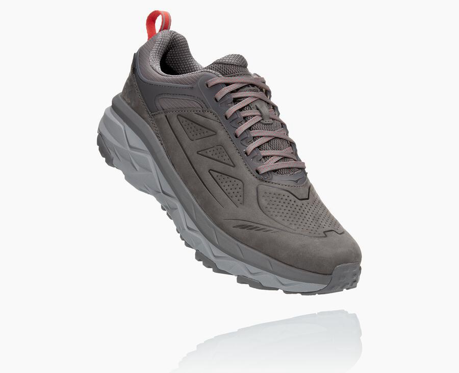 Hoka One One Challenger Low Gore-Tex - Men Trail Shoes - Grey,Australia ZJM-235706